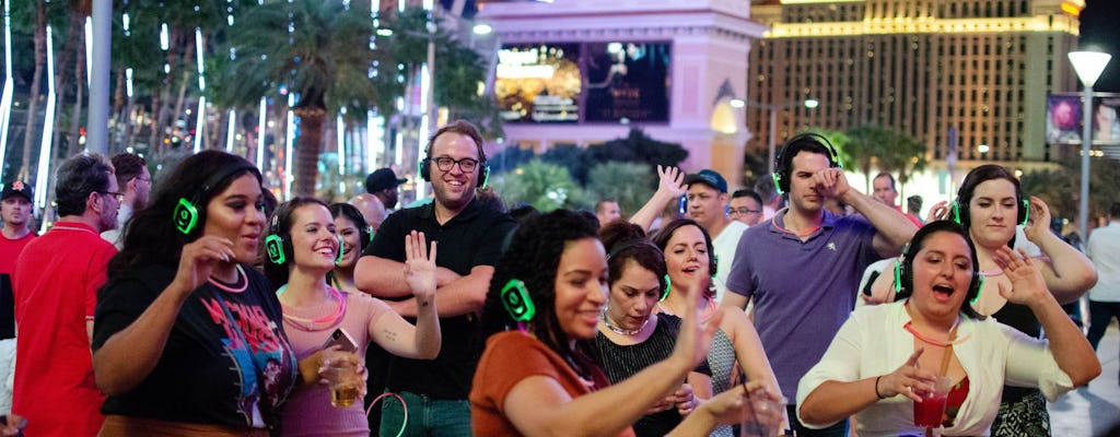 Zwiedzanie miasta Las Vegas z raczkowaniem pubów i cichym dyskoteką
