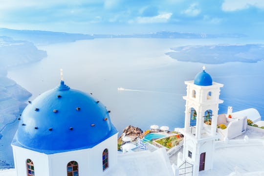 Croisière en catamaran à Santorin