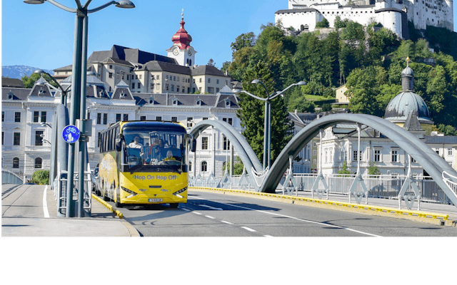 Wycieczka autobusowa z możliwością wsiadania i wysiadania po Salzburgu