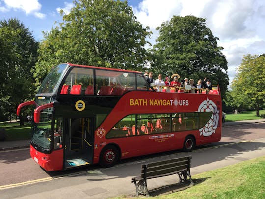 Excursão turística de ônibus hop-on hop-off de 24 horas em Bath