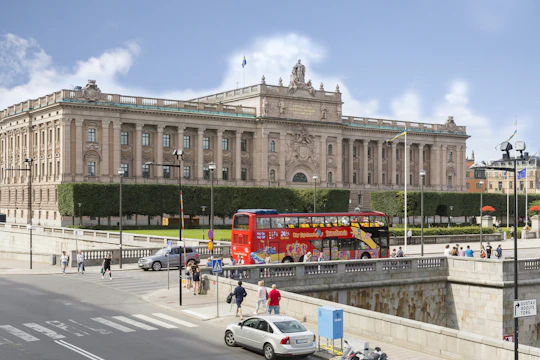 City Sightseeing hop-on hop-off bus tour of Stockholm