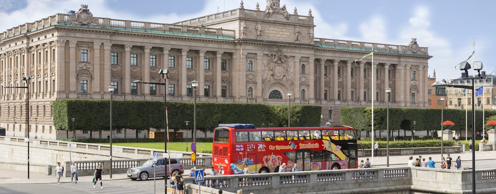 Wycieczka autobusowa po Sztokholmie typu hop-on hop-off typu City Sightseeing