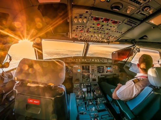 Volo di 30 minuti nel simulatore di volo dell'Airbus A320 a Francoforte