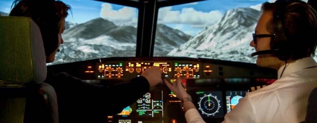 60-minute flight in Airbus A320 flight simulator Essen-Mülheim