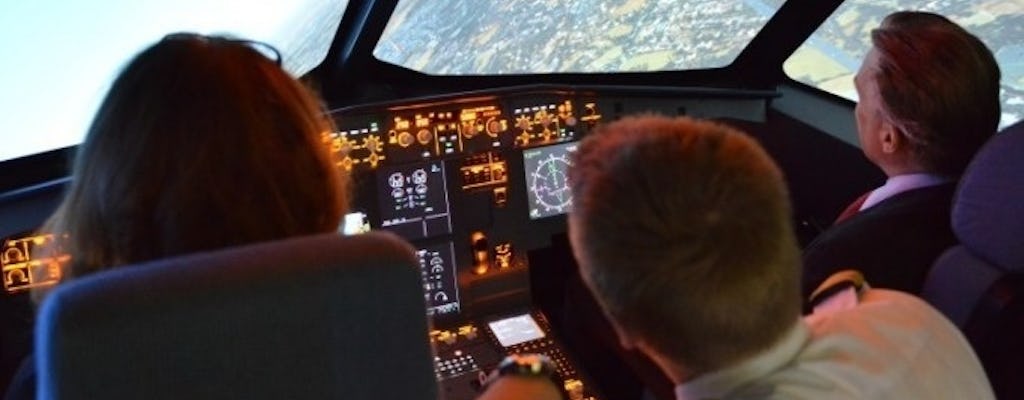 60-minute experience flight in the Airbus A320 flight simulator in Frankfurt