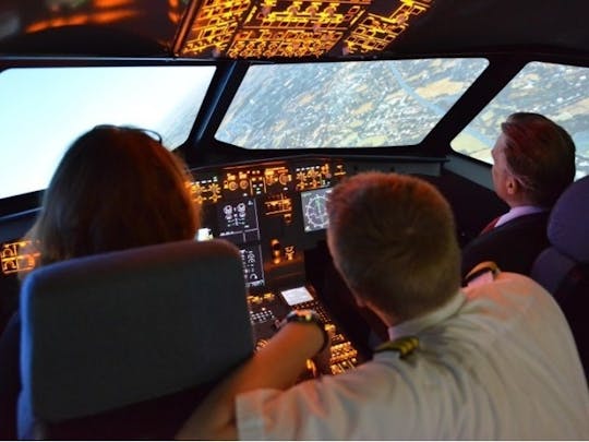 Esperienza di volo di 60 minuti nel simulatore di volo dell'Airbus A320 a Francoforte