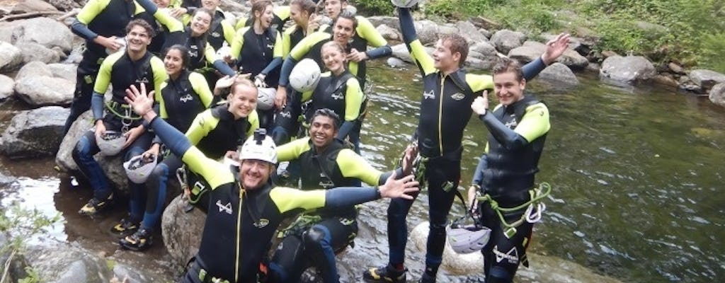 Canyoning tryout Val Vira 