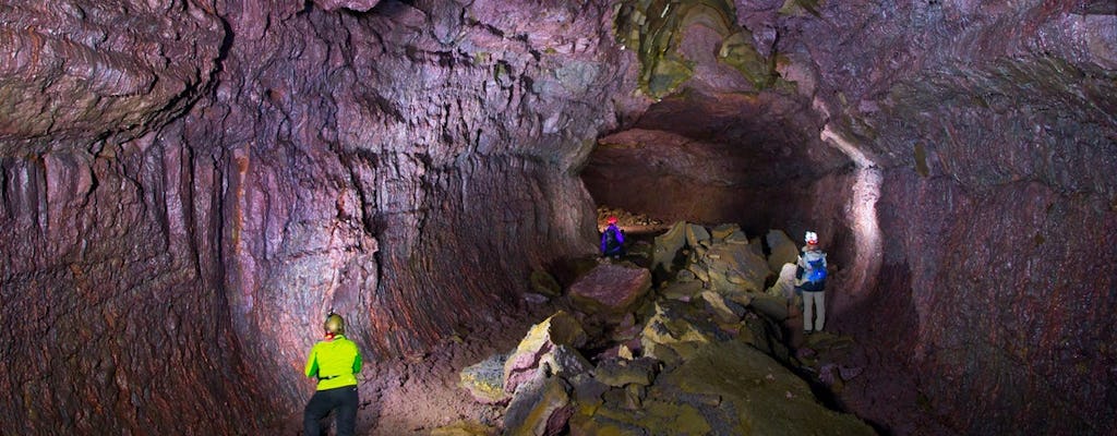 Lava cave & geothermal adventure from Reykjavik