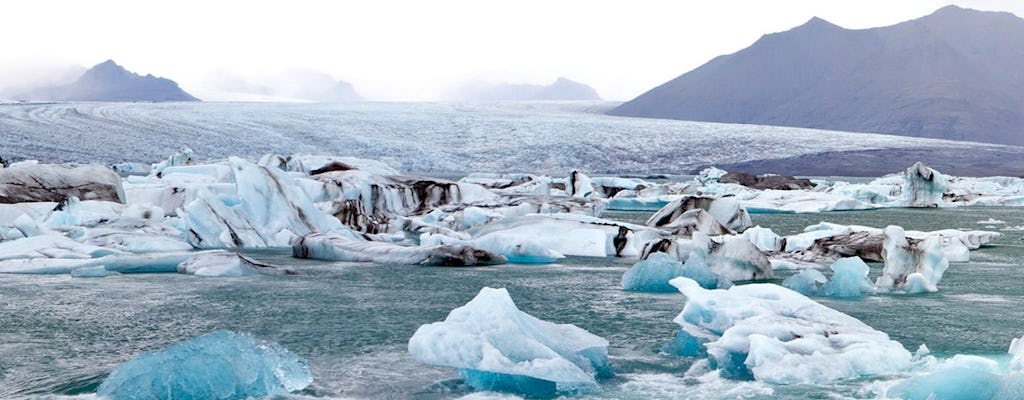 Laguna lodowcowa Jökulsárlón i Diamentowa Plaża