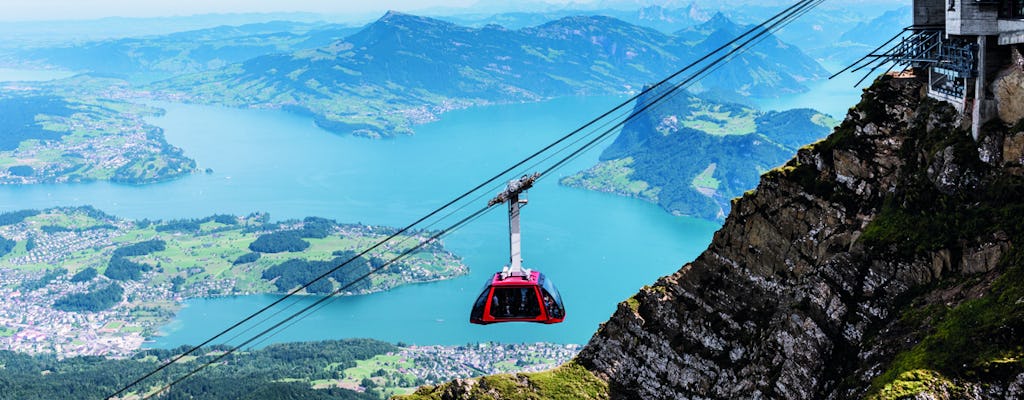 Gita d'oro di mezza giornata sul Pilatus da Lucerna in estate