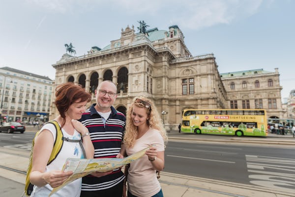 Autobus hop-on hop-off di Vienna Sightseeing e trasferimento in aeroporto