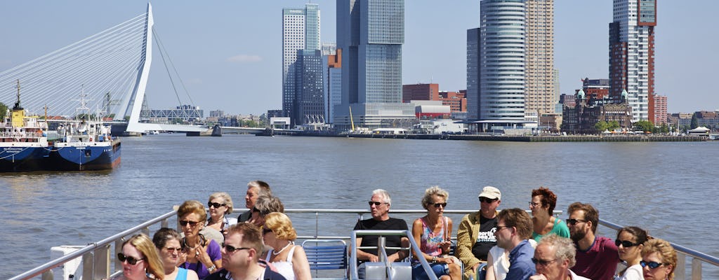 Extended harbor cruise in Rotterdam