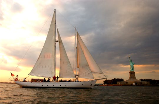Sunset sail aboard the Shearwater