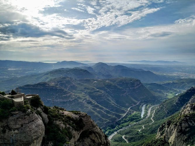 Montserrat Natural Park Hiking and Monastery