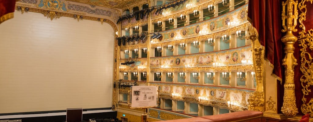 Ingressos para o Teatro La Fenice com guia de áudio