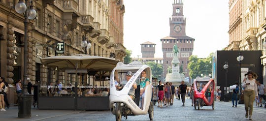 Leonardo da Vinci tour by rickshaw in Milan