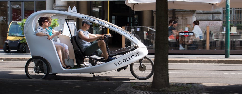 Shopping tours by rickshaw in Milan