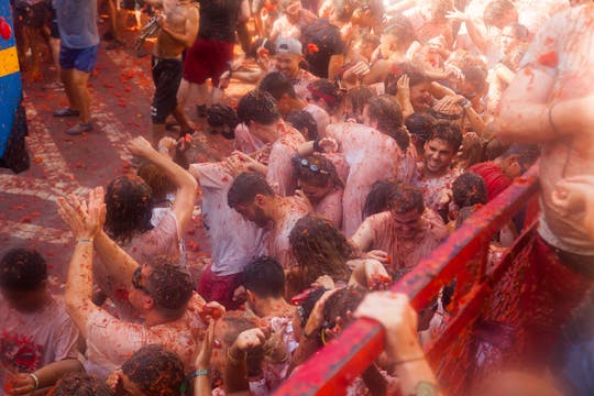 Tomatina 2019 tickets and roundtrip transportation from Valencia to Buñol