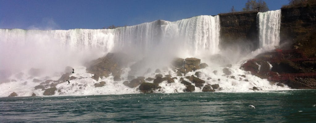 Wycieczka po amerykańskiej stronie Niagara Falls z przejażdżką łodzią