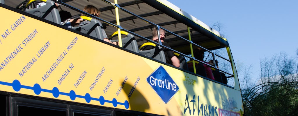 Wycieczka autobusem hop-on-hop-off w Atenach i Pireusie przez 24, 48 lub 72 godziny