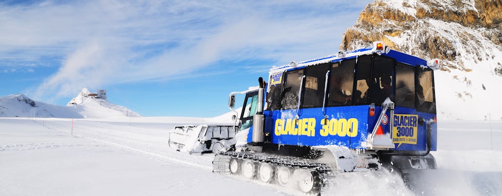 Glacier 3000 e excursão de ônibus de ouro de Montreux saindo de Lausanne