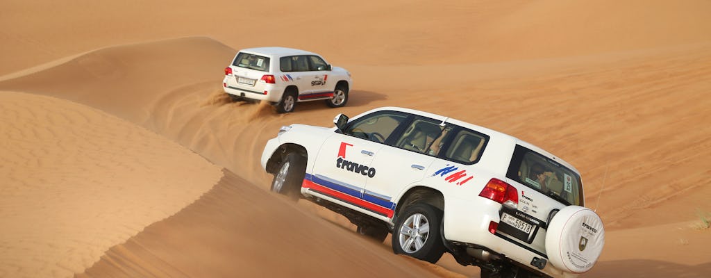 Safari por la mañana en el desierto con transporte desde Dubái