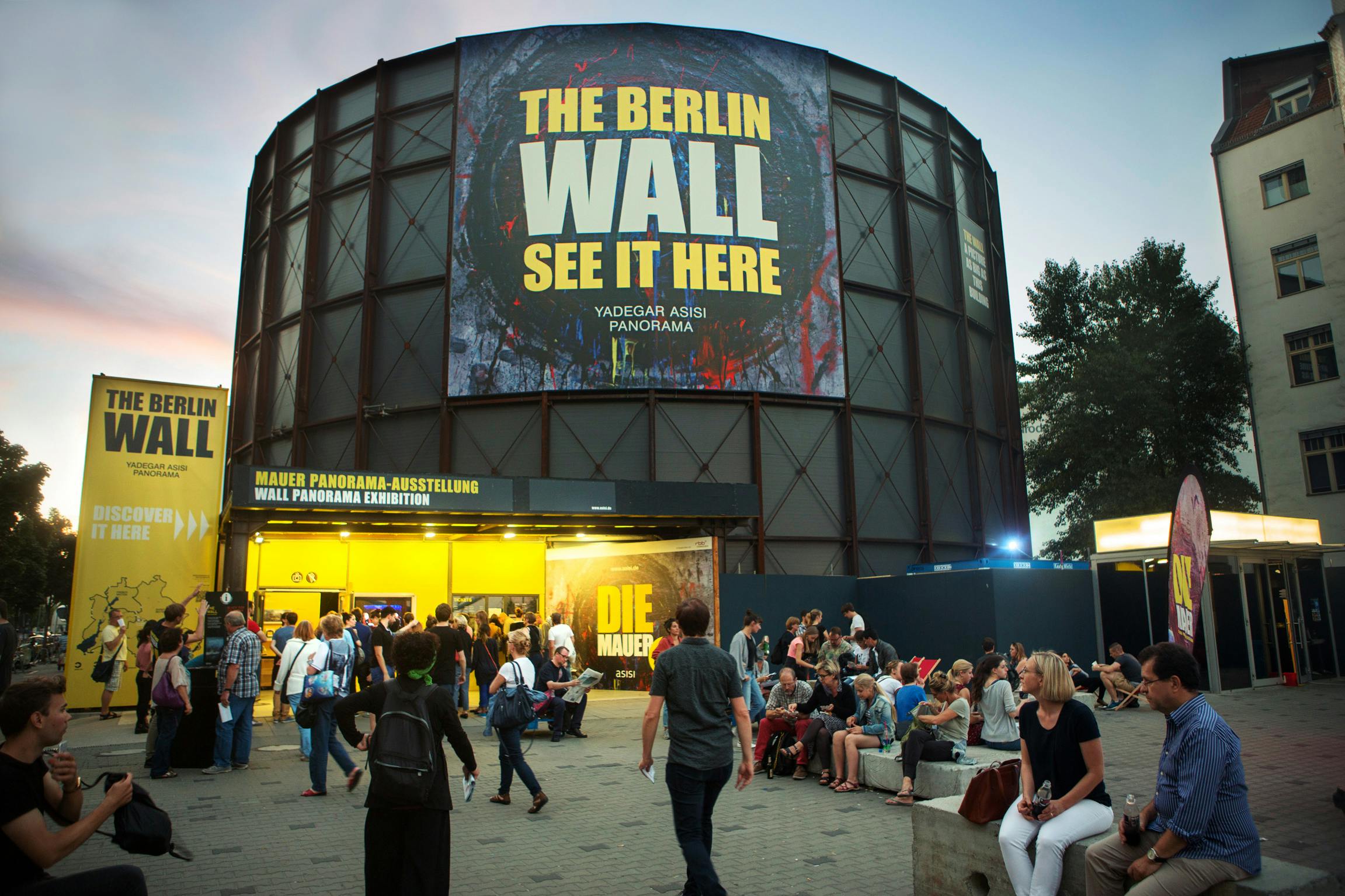 Billets pour le PANORAMA ASISI à Berlin avec l'exposition DIE MAUER (le mur de Berlin)