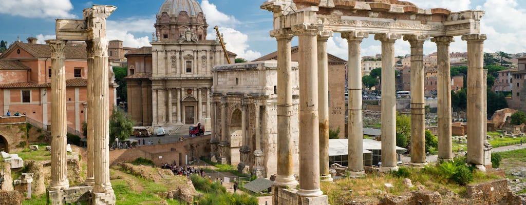 Tour del Colosseo e del Foro Romano con ritiro