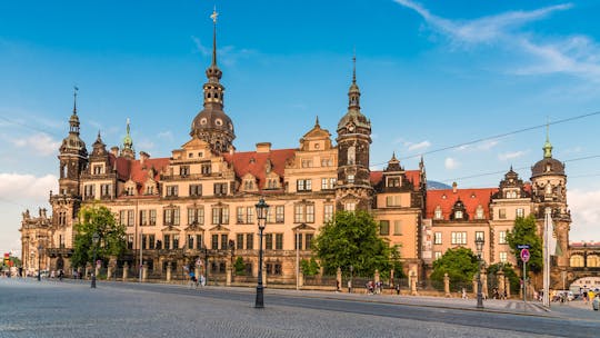 Visita guiada pelo Palácio residencial de Dresden com a nova abóboda verde