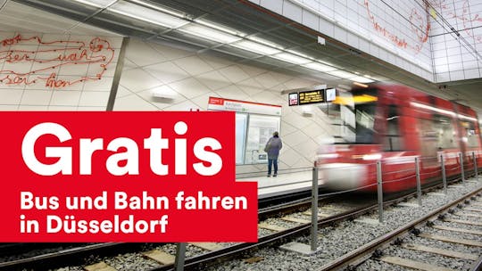 DüsseldorfCard com transporte público por 24h, 48h, 72h ou 96h