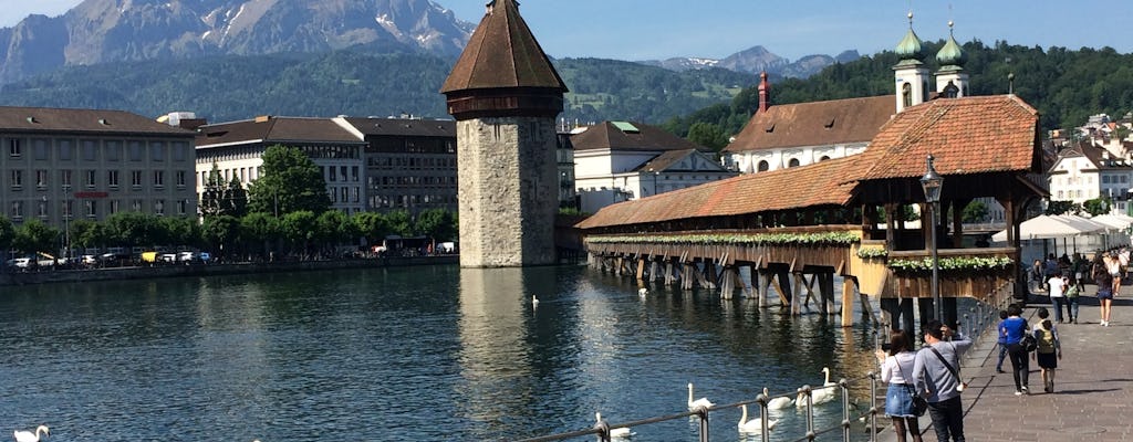 Luzern Private Fahrradtour und Stadtrundgang