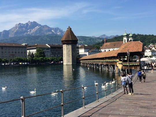 Lucerne private bike and city walking tour