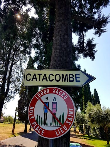 Catacombs of Rome and Appian Way private tour