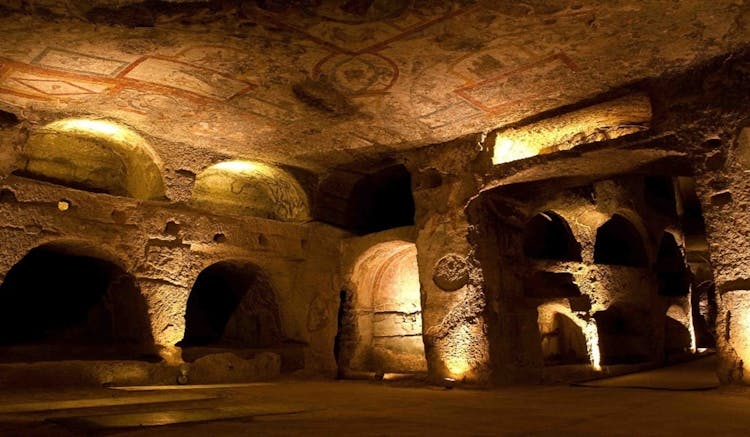 Catacombs of Rome and Appian Way private tour