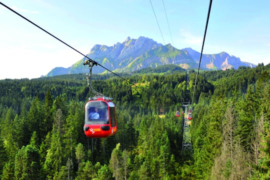Escursione autoguidata al Monte Pilatus da Lucerna in treno