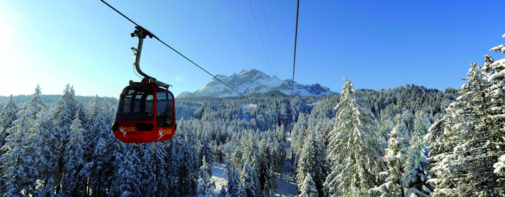 Mt. Pilatus self-guided trip by cable car from and to Kriens