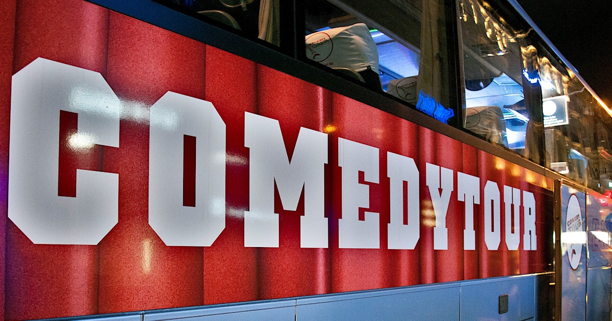 comedy tour bus