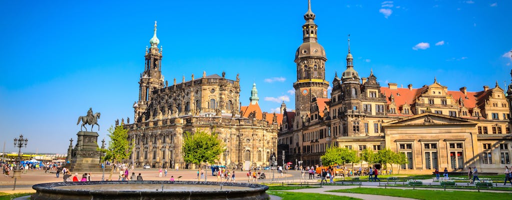 Passeio privado guiado a pé em Dresden