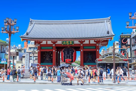 Excursão de exploração histórica de 1400 anos em Asakusa