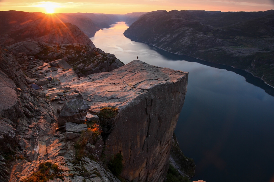 Preikestolen Norway Р±РµР· Р»СЋРґРµР№