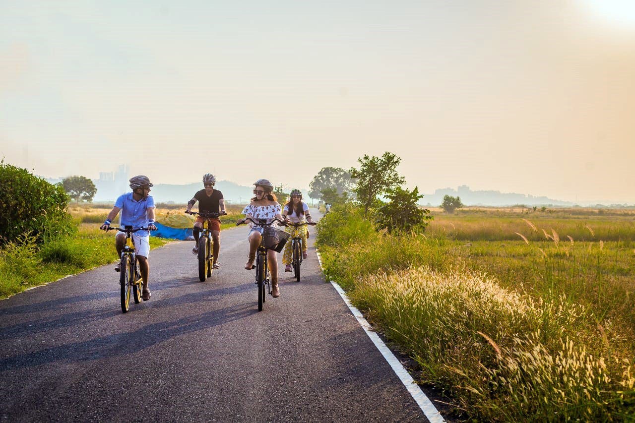 Passeio de bicicleta elétrica em Goa pela Ilha Divar com chá da tarde