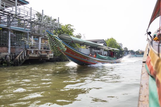 Kanaltur i Bangkok med Wat Arun  – liten gruppe