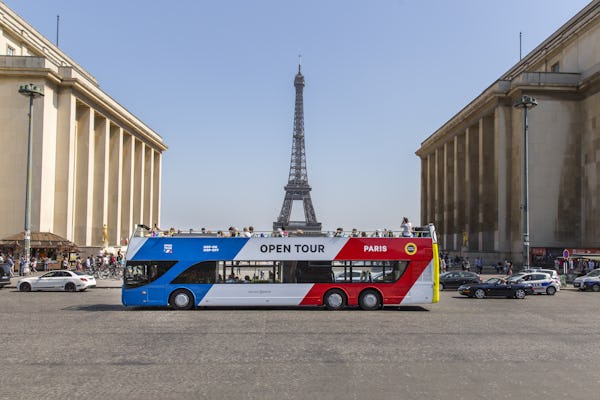 Tour Aberto Ônibus noturno e noturno de Paris