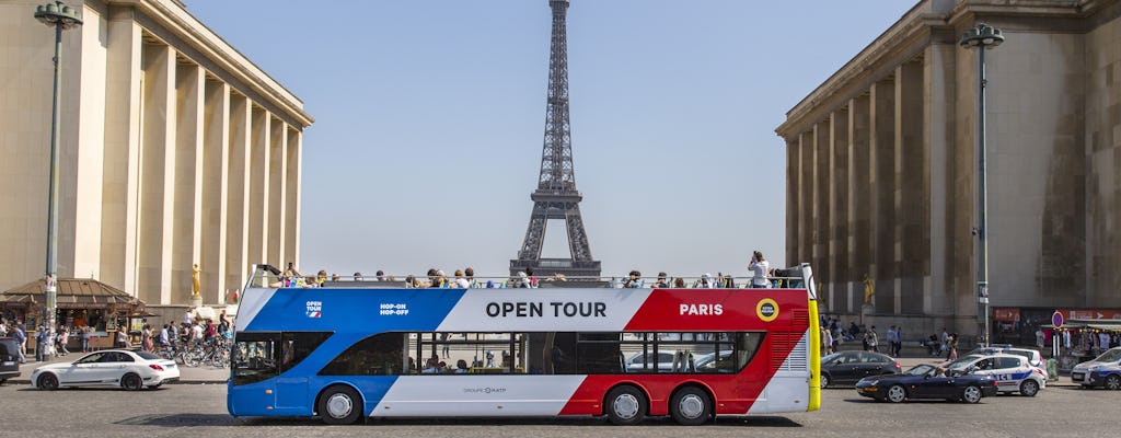 Open Tour Paris Hop-on Hop-off Bus and Night Tour
