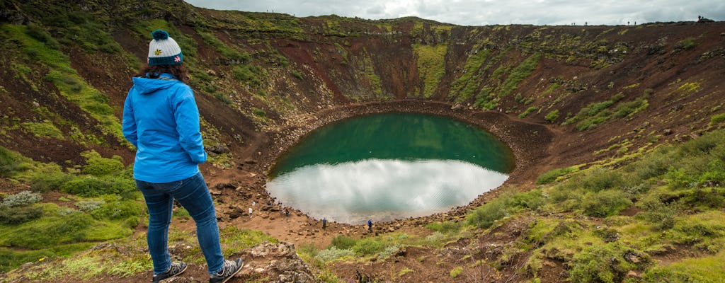 Golden Circle, Kerið Crater, and farm visit small group tour