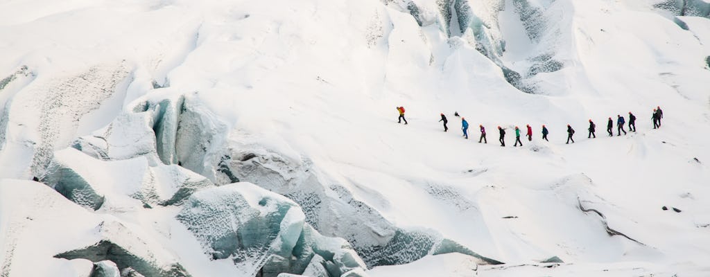 Escalada en hielo Sólheimajökull y caminata por el glaciar