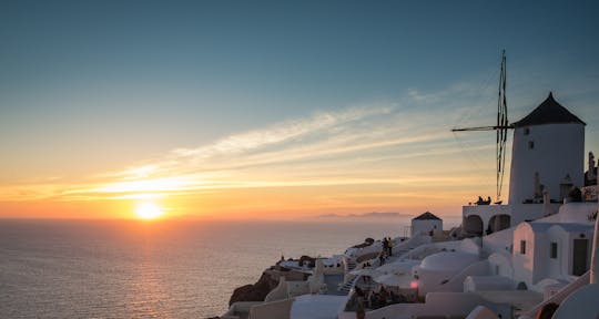 Mykonos privé-zeilervaring: cruise bij zonsondergang
