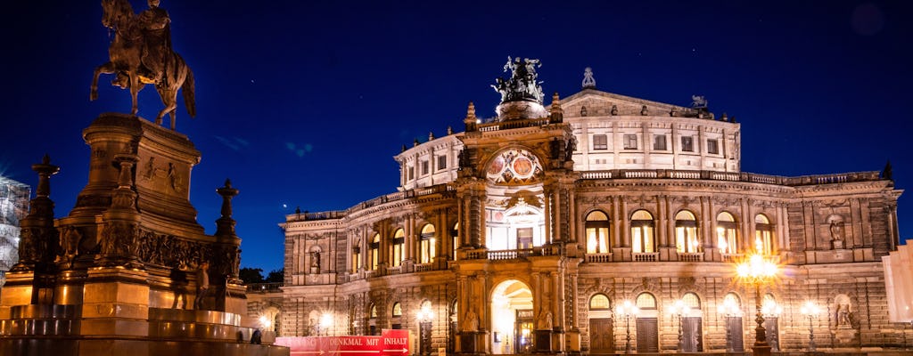 Night watchman tour through the Old Town of Dresden