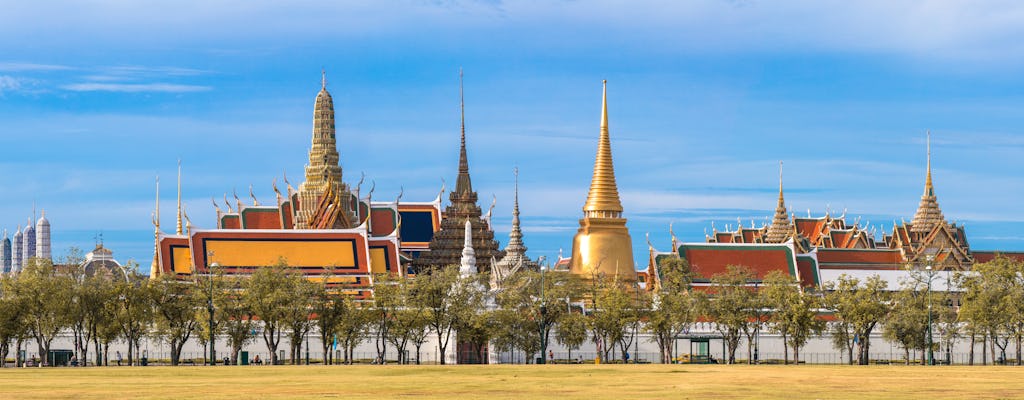 Bangkok Heritage Private Radtour mit dem Siam HOHO Bus Pass