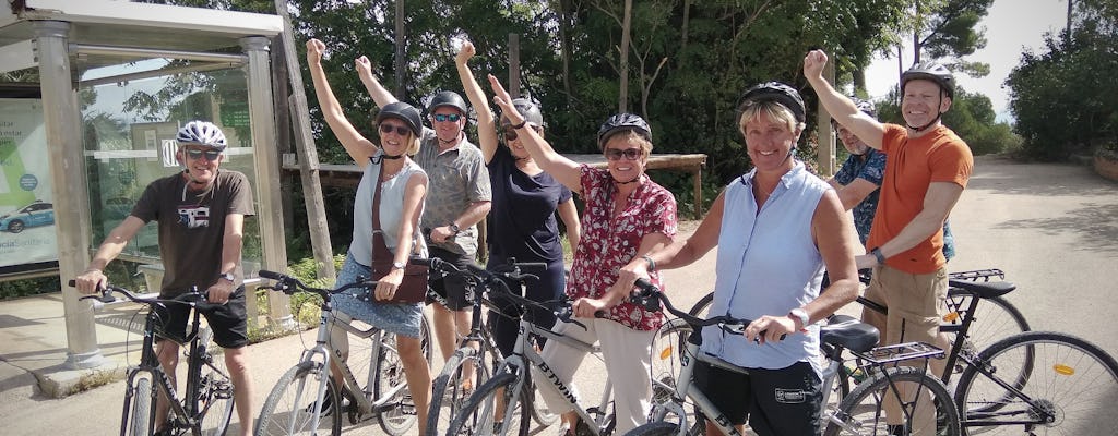 Passeio de bicicleta descida de Sitges